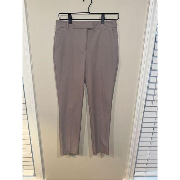 Reiss Joanne Slim Fit Tailored Trousers 8 Womens egg shell - Picture 2 of 6
